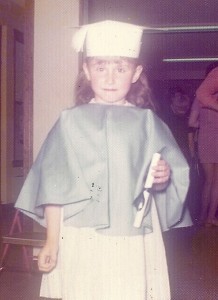 My first diploma in preschool.  I am becoming a student at life.  